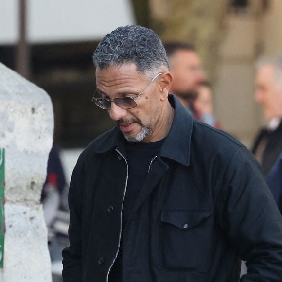 Roschdy Zem - Obsèques de Nathalie Baye en l'église Saint-Sulpice à Paris le 23 avril 2026. © Dominique Jacovides - Coadic Guirec / Bestimage