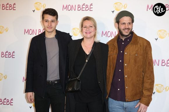 Giacomo Belmondo, Luana Belmondo et Alessandro Belmondo lors de la première de « Mon Bébé », au Gaumont Opéra à Paris, en France, le 11 mars 2019. Photo de Jérôme Domine/ABACAPRESS.COM