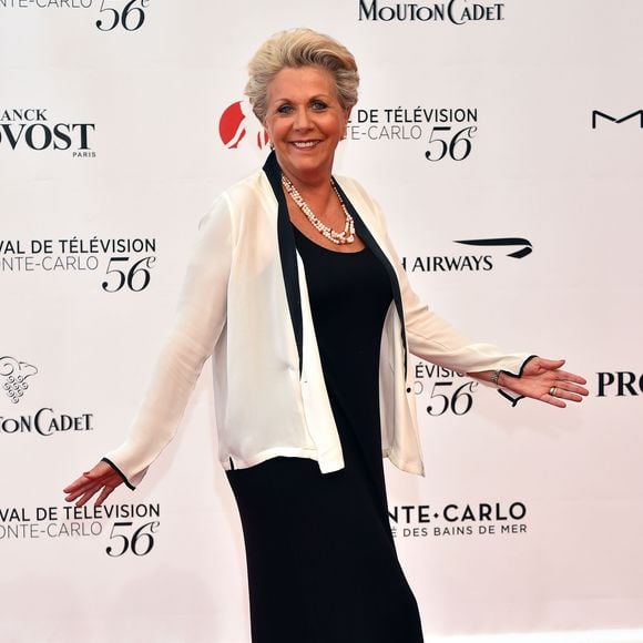 Françoise Laborde à la Cérémonie d'ouverture du 56ème Festival de télévision de Monte-Carlo, le 12 juin 2016. © Bruno Bebert/Bestimage