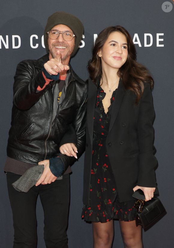 Calogero Maurici et sa fille Romy Maurici lors de l'avant-première du film "Monsieur Aznavour" au cinéma Le Grand Rex à Paris le 22 octobre 2024.
© Coadic Guirec / Bestimage