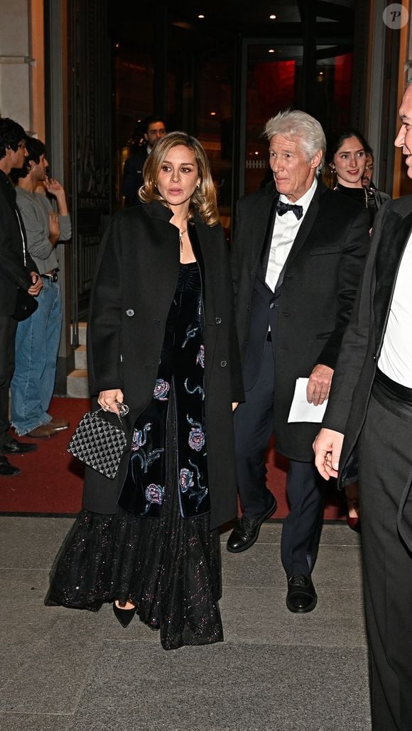 Richard Gere et sa femme Alejandra Silva savourent leur nouvelle vie à Madrid à l'occasion d'une soirée, le 27 novembre 2024.