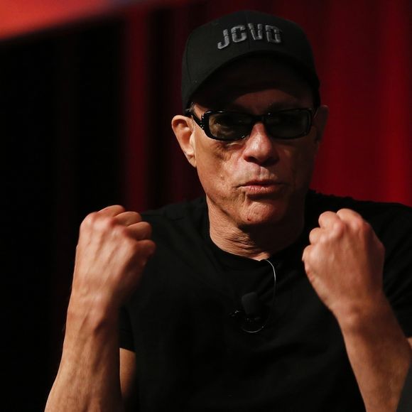 Jean-Claude Van Damme sur scène à Sydney pour l'événement An evening with Jean-Claude Van Damme le 6 mars 2020. © Backgrid Australia / Bestimage