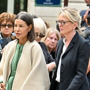 La princesse Lalla Meryem et Claude Chirac lors des funérailles de B. Chirac à la basilique Sainte-Clotilde à Paris (7e) le 12 juin 2026. L’ancienne première dame de France est décédée le 5 juin 2026 à l’âge de 93 ans. 
© Jacovides / Liewig / Bestimage