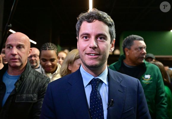 Le secrétaire général de Renaissance, Gabriel Attal, lors de la 62ème édition du Salon international de l'agriculture (SIA) à Paris Expo Porte de Versailles, à Paris, France, le 22 février 2026. © Christian Liewig/Bestimage