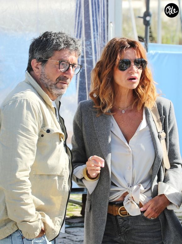 Ingrid Chauvin et son compagnon Philippe Warrin lors de la 26ème Edition du Festival de la Fiction de La Rochelle. Le 14 septembre 2024
© Patrick Bernard / Bestimage