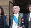 Anne Sinclair et Pierre Nora et Sylviane Agacinski - Réception de Sylviane Agacinski à l'Académie Française à Paris le 14 Mars 2024. La philosophe Sylviane Agacinski a fait son entrée ce jeudi à l’Académie française. Onzième femme de l’histoire à intégrer l’institution, elle avait été élue en juin 2023. © Bertrand Rindoff / Bestimage