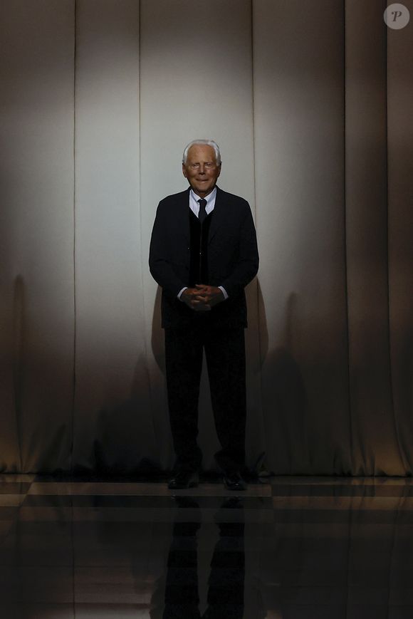 Le créateur de mode était très impliqué dans son travail, mettant de côté sa vie privée.

Défilé Giorgio Armani Privé "Collection Haute Couture Automne/Hiver 2023-2024" lors de la Fashion Week de Paris, le 4 juillet 2023. © Agence / Bestimage