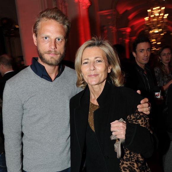 Arnaud Lemaire et Claire Chazal le 09 février 2012 au Plaza Athenee. © RACHID BELLAK / BESTIMAGE