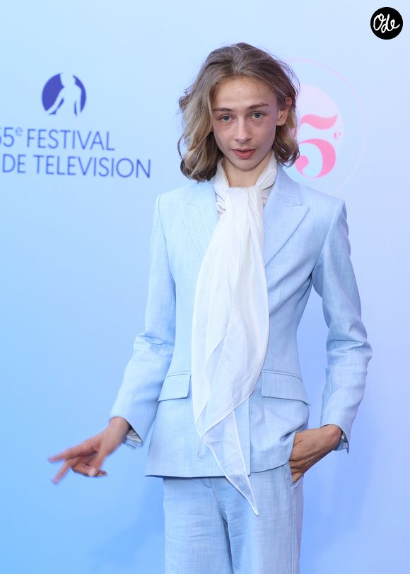 Billy Blanchard (fils de Julie Depardieu et Philippe Katerine) - Séance photo pour le film « Les derniers jours de Charles Baudelaire » au Grimaldi Forum lors de la 65e édition du Festival TV de Monte-Carlo, le 13 juin 2026
 © Denis Guignebourg /Bestimage