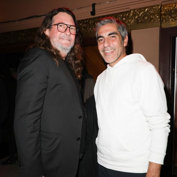 Exclusif - Jacques-Antoine Granjon et Ary Abittan - Célébrités assistent au spectacle "Authentique" de Ary Abittan à la Cigale à Paris les 18, 19, 22 et 23 février 2025. © Coadic Guirec/Bestimage