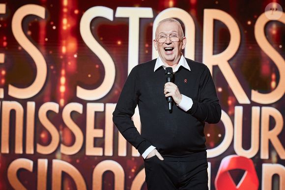 Exclusif - Jean Paul Gaultier lors de l’enregistrement de l’émission “Les stars s’unissent pour le Sidaction” au théâtre Marigny à Paris, France, le 11 mars 2025. L’émission sera diffusée en prime le 22 mars sur France 2. © Guirec-Moreau/ Bestimage
