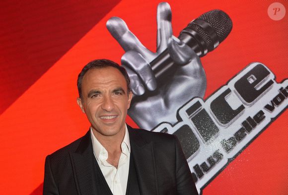Nikos Aliagas lors d l’inauguration du tout nouvel espace dédié à l'émission de The Voice, la plus belle voix au musée Grévin à Paris, France, le 7 février 2017. © Veeren/Bestimage