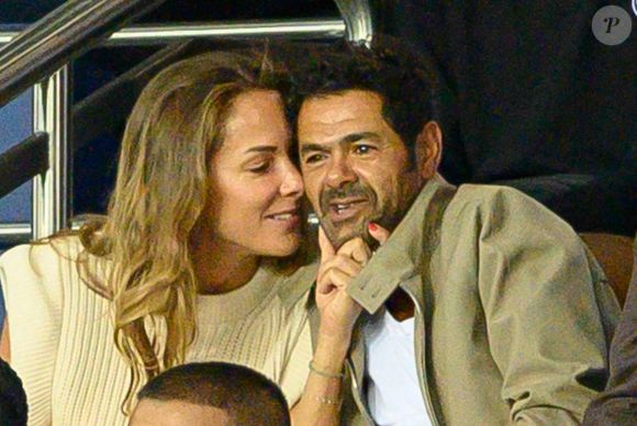 Jamel Debouze et Melissa Theuriau assistent au match du groupe H de l'UEFA Champions League entre le Paris Saint-Germain et la Juventus au Parc des Princes le 06 septembre 2022 à Paris, France. Photo Laurent Zabulon/ABACAPRESS.COM