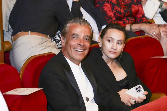 Exclusif - Walid Harfourch et sa femme - Concerto pour la paix de Omar Harfouch au théâtre de Béziers le 8 mai 2025 © Jack Tribeca / Bestimage