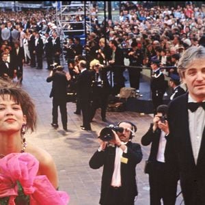 Archives - Sophie Marceau et son ex-mari Andrzej Zulawski au Festival de Cannes en 1988. (ANGELI-RINDOFF / BESTIMAGE).