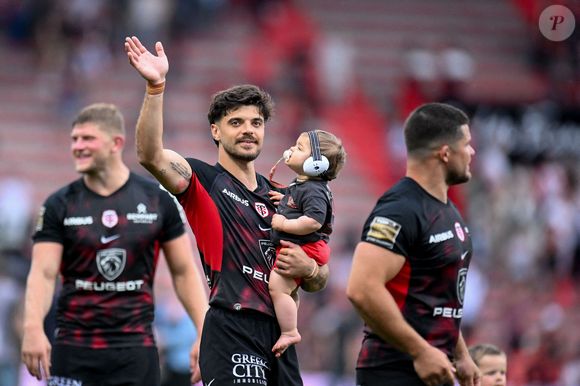 Romain Ntamack du Stade Toulousain lors du match du Top 14 entre Toulouse et Lyon au Stade Ernest Wallon le 1er juin 2025 à Toulouse, France. (Photo par Loic Cousin/Icon Sport/ABACAPRESS.COM)