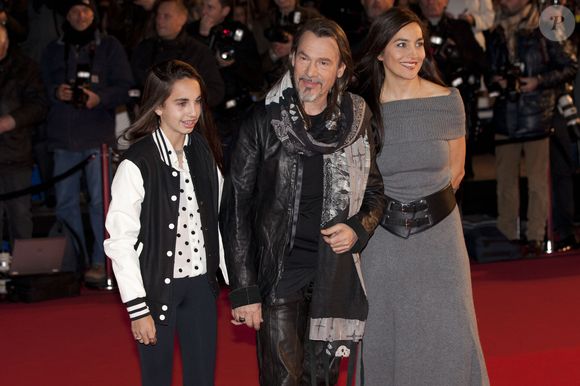 Florent Pagny, sa femme Azucena et leur fille Ael - 15eme edition des NRJ Music Awards a Cannes. Le 14 decembre 2013