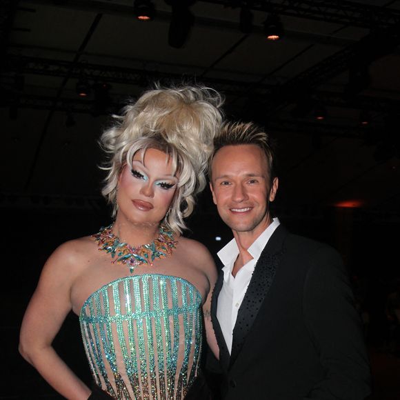 Exclusif - Nicky Doll et Cyril Féraud lors de la soirée des trente ans des Trophées de la nuit au Carrousel du Louvre à Paris le 13 janvier 2025.
© Philippe Baldini / Bestimage