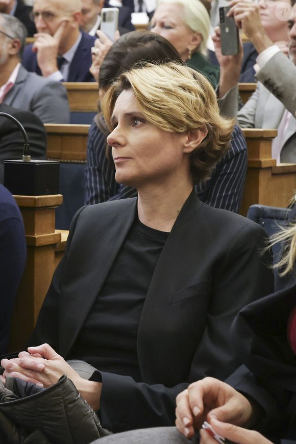 Exclusif - Caroline Fourest à la soirée de débats et de témoignages pour la libération des otages du Hamas à l'Assemblée Nationale à Paris organisée par Radio J, le 24 octobre 2023.

Photo : Jack Tribeca / Bestimage