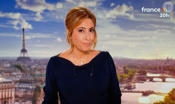 Captures d'écran - Léa Salamé présente son premier journal de 20 heures sur France 2  le 1er septembre 2025. 

© Alain Guizard / Bestimage