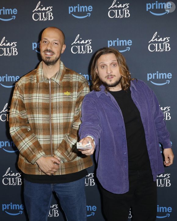 Carlito et McFly - Avant-premiere du film "Liars Club" au Cinema l’Arlequin à Paris le 5 mars 2025. © Marc Ausset-Lacroix/Bestimage