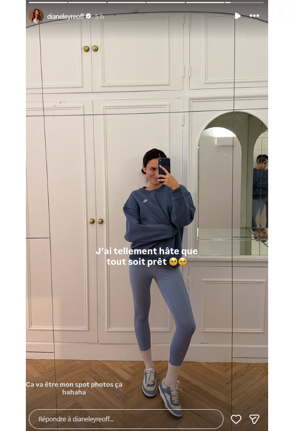 "J'ai tellement hâte que tout soit prêt", commente-t-elle ensuite, avant de promettre une visite à ses abonnés. 

Diane Leyre montre des nouvelles images de son appartement à Paris.