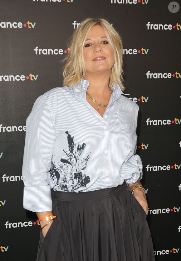 Flavie Flament au photocall de la conférence de presse de rentrée de France Télévisions à Paris, France, le 4 septembre 2024. © Coadic Guirec/Bestimage