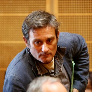 Archive - François Saubadu dernier compagnon de Kristina Rady (ex-femme de Bertrand Cantat), est convoqué au tribunal de Grande Instance de Bordeaux, France, le 1 septembre 2014. Il a accusé Bertrand Cantat de violences envers Kristina. © Patrick Bernard-Quentin Salinier / Bestimage