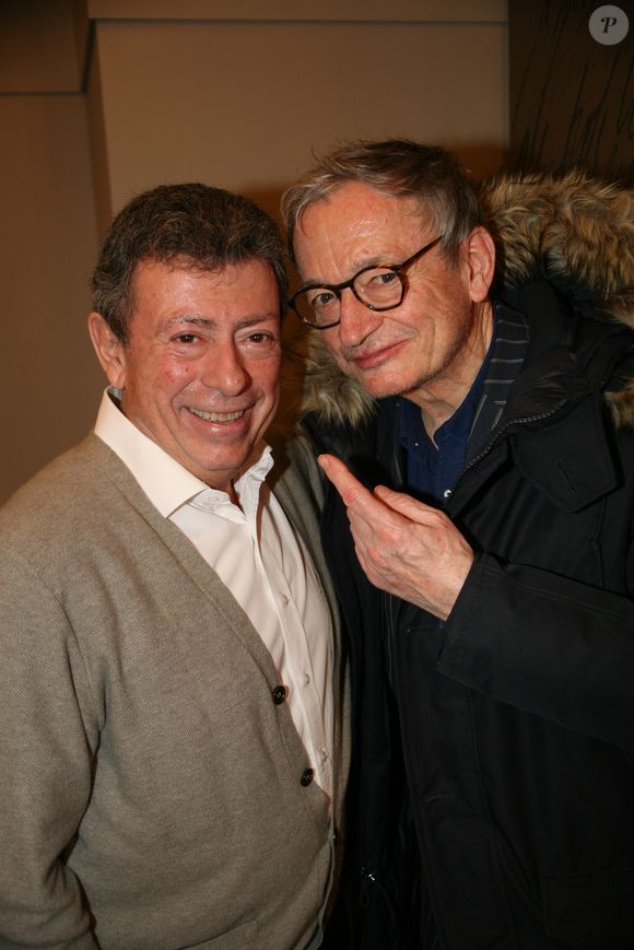 Christian Constant et Jean-Luc Petitrenaud - Spectacle "30 ans d’insolence" de B.Mabille à l'Olympia à Paris, France, le 12 janvier 2019. © JLPPA/Bestimage