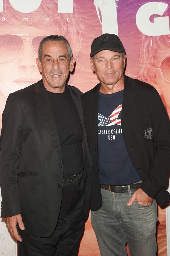 Thierry Ardisson et Laurent Baffie - Première du film "Guy" au cinéma Gaumont-Opéra à Paris le 28 aout 2018. © Coadic Guirec/Bestimage