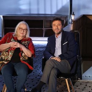 Josiane Balasko lors de l'enregistrement de l'émission "Animaux Stars", présentée par Bernard Montiel et diffusée le 3 mai 2025 sur la chaîne Animaux. Paris, le 17 février 2025.
© Denis Guigenbourg / Bestimage