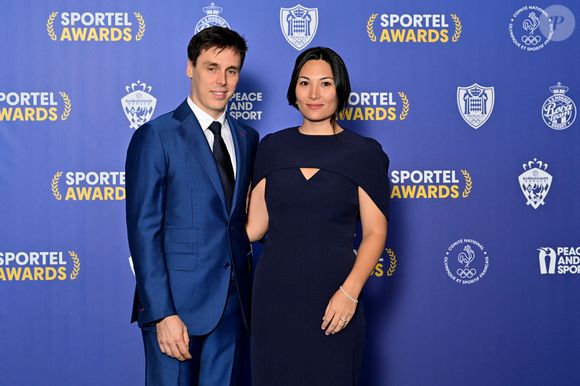 Louis et Marie Ducruet durant le photocall des Sportel Awards 2025 au Grimaldi Forum à Monaco, le 20 octobre 2025.
Les Sportel Awards sont une compétition internationale visant à récompenser les plus belles images de sport de l'année dans le cadre du Sportel qui est un salon international du sport et des médias qui se déroule en Principauté. © Bruno Bebert/Bestimage