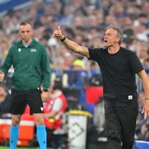 Luis Enrique lors de la Finale de la Ligue Des Champions 2025 "PSG - Inter Milan" à l'Allianz Arena de Munich, le 31 mai 2025. / © Christian Liewig/Bestimage