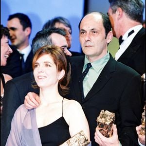 Agnès Jaoui et Jean-Pierre Bacri aux César 2001. © RINDOFF-BORDE / BESTIMAGE