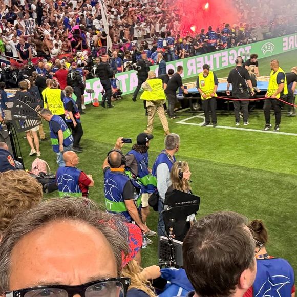 Julien Courbet à la finale du PSG de la Ligue des Champions Instagram