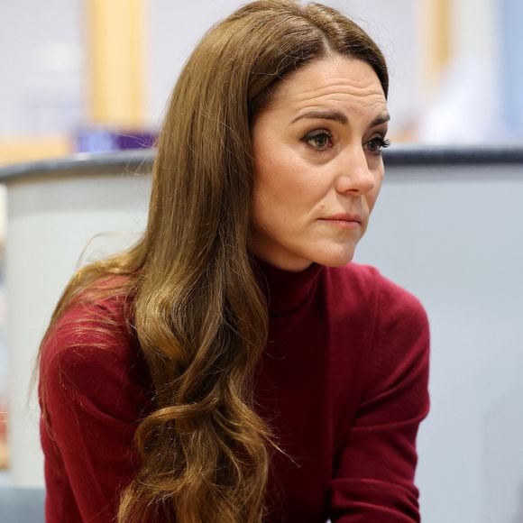 Catherine (Kate) Middleton, princesse de Galles à l'hôpital Royal Marsden, où elle a reçu son traitement contre le cancer, à Londres, Royaume-Uni, le 14 janvier 2025. © Chris Jackson/MirrorPix/Bestimage