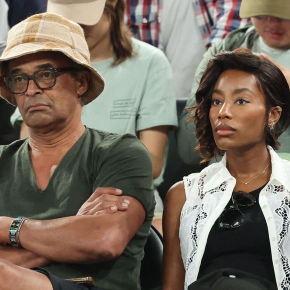 Papa d’une petite fille depuis quelques mois, il a reçu la visite de sa fille Eleejah

Yannick Noah et sa compagne Malika - Les célébrités en tribunes pendant l'épreuve de basketball de Demi-Finale opposant la France à l'Allemagne lors des Jeux Olympiques de Paris 2024 (JO) à l'Arena Bercy, à Paris, France, le 8 août 2024. © Jacovides-Perusseau/Bestimage