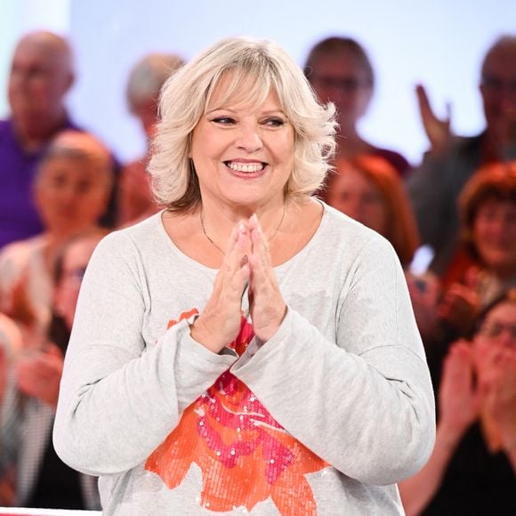 Exclusif - Laurence Boccolini lors de l'enregistrement de l'émission Vivement dimanche présentée par M.Drucker aux studios Rive Gauche, à Paris, France, le 1er octobre 2025. Diffusion sur France 3 le 9 novembre 2025. © Guillaume Gaffiot/Bestimage