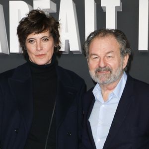 Inès de la Fressange et son compagnon Denis Olivennes - Avant-première du film "Un parfait inconnu" au Grand Rex à Paris le 15 janvier 2025. © Coadic Guirec/Bestimage