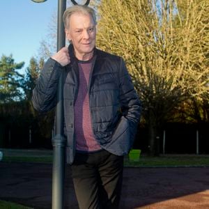 Herbert Leonard et sa femme Cléo chez eux à Barbizon le 2016/12/2016 JLPPA / Bestimage