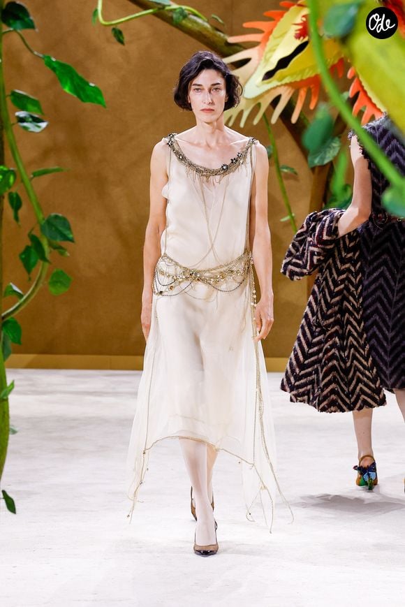 Défilé de mode Chanel Collection Haute Couture Automne/Hiver 2026-2027 lors de la Fashion Week de Paris (PFW) au Grand Palais, à Paris, France, le 7 juillet 2026. © Bestimage
