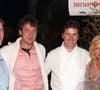 Aujourd'hui, Alexandre a bien grandi : il a 46 ans, et mène une solide carrière... à la télévision. Le fils de Nicoletta et de son premier mari travaille en effet dans la post-production, et a notamment œuvré sur "Secrets d'Histoire", "L'île de la tentation" ou "Lego Masters".

Exclusif - Soirée organisée par Christophe Leroy au Moulin de Ramatuelle, Nicoletta, son mari et son fils, le 15 août 2002. Petit Francis/ABACA