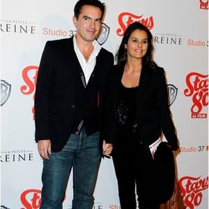 Faustine Bollaert et son mari Maxime Chattam à l'avant-première du film "Stars 80" au Grand Rex a Paris le 19 octobre 2012.

AGENCE / BESTIMAGE