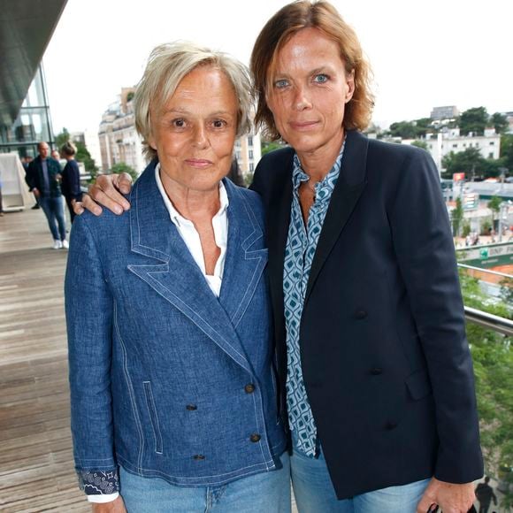 Exclusif - Muriel Robin et Anne Le Nen - Soirée des comédiens de séries de France Télévision lors des Internationaux de France de Tennis de Roland Garros 2024 - Jour 10 à Paris. Le 4 Juin 2024. 
© Bertrand Rindoff Petroff / Bestimage