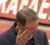 Rafael Nadal craque sur le court à Roland-Garros lors de l'hommage que le tournoi lui a rendu ce dimanche 25 mai 2025
Capture France 2