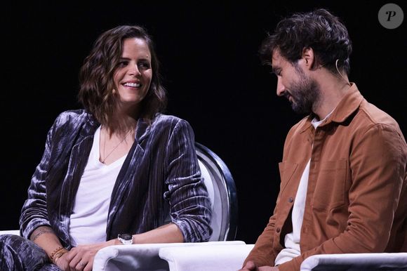 Laure Manaudou et son mari Jérémy Frérot - Enregistrement de l'émission "La Chanson secrète 11" à Paris, diffusée le 24 juin sur TF1. Le 18 janvier 2022

© Cyril Moreau / Bestimage