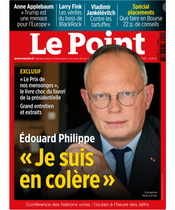 Couverture "Le Point" de mai 2025.