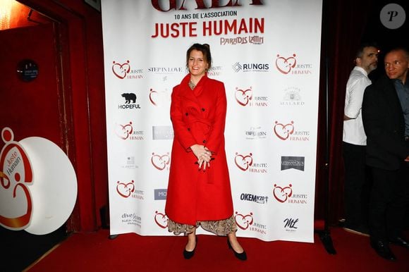 Marlène Schiappa - Photocall du gala des 10 ans de l'association "Juste Humain" au Paradis Latin à Paris le 04 avril 2023. Slimane et ses amis viendront enchanter la scène du Paradis Latin pour célébrer l’engagement de l’association « Juste Humain » qui œuvre depuis 10 ans au chevet des enfants et des adolescents hospitalisés. Une occasion unique pour faire connaitre la vocation de l’association et ses nombreuses actions.© Christophe Clovis / Bestimage