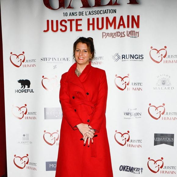 Marlène Schiappa - Photocall du gala des 10 ans de l'association "Juste Humain" au Paradis Latin à Paris le 04 avril 2023. Slimane et ses amis viendront enchanter la scène du Paradis Latin pour célébrer l’engagement de l’association « Juste Humain » qui œuvre depuis 10 ans au chevet des enfants et des adolescents hospitalisés. Une occasion unique pour faire connaitre la vocation de l’association et ses nombreuses actions.© Christophe Clovis / Bestimage