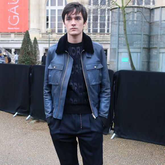Alain-Fabien Delon - Sortie des people au défilé de mode Dior Homme Automne-Hiver 2018-2019 à Paris le 20 janvier 2018.
© CVS / Veeren / Bestimage